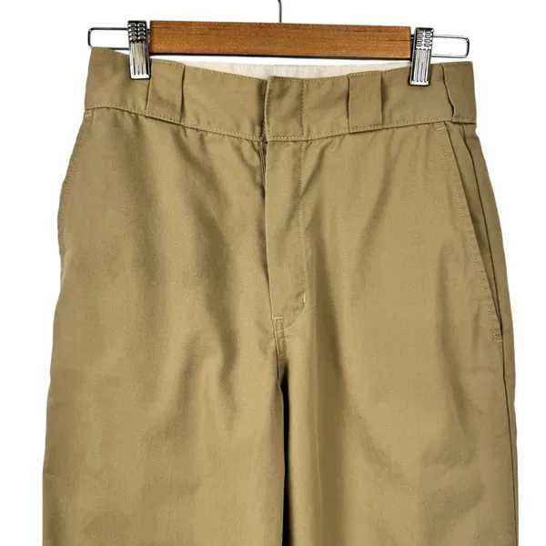 RE/DONE IDGAF High Rise Trouser in Khaki Revolve Made in USA Wide Leg Size 25 - Image 4