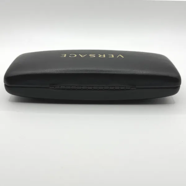 Versace Sunglasses Case Black Gold Logo Hard Clamshell Eyewear Protector  READ - Image 5