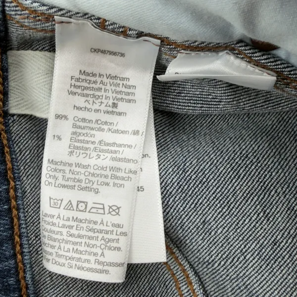 Madewell Mid-Rise Stovepipe Deming Wash Women's Stretch Denim Jeans Sz 31 - Image 6