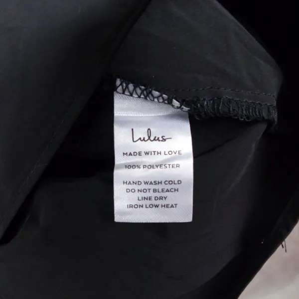 Lulus Darling Flourish Tiered Midi Skirt Size L Black High A-Line Victorian Goth - Image 7
