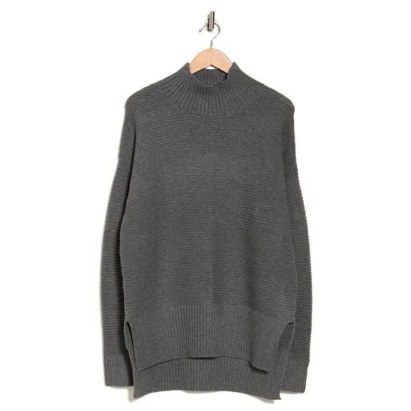 ✨SWEET ROMEO Ribbed Mock Neck Pullover Sweater✨ - Image 5