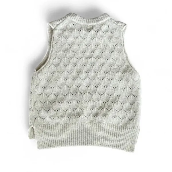Universal Thread Oversized Cream Sweater Vest - Size XS - Image 4