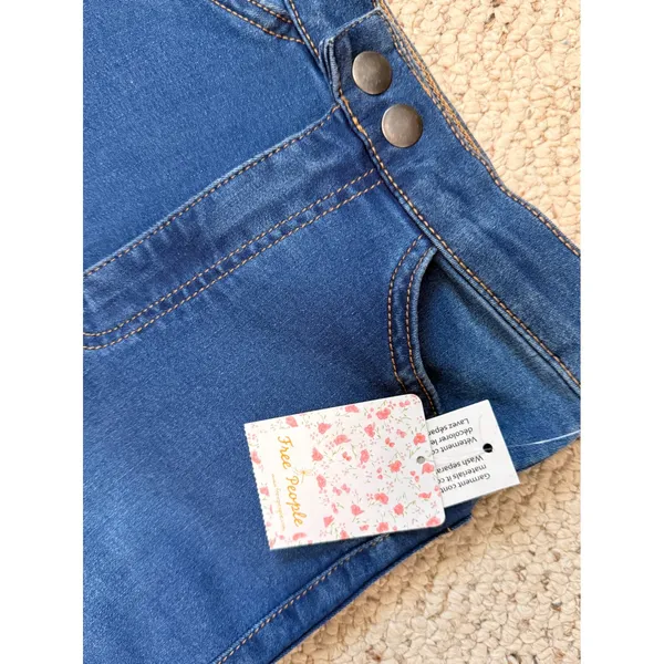 NWT Free People Indie Sleaze Grunge Y2K Sweet Jane Skinny Jeans W25 L27 - Image 5