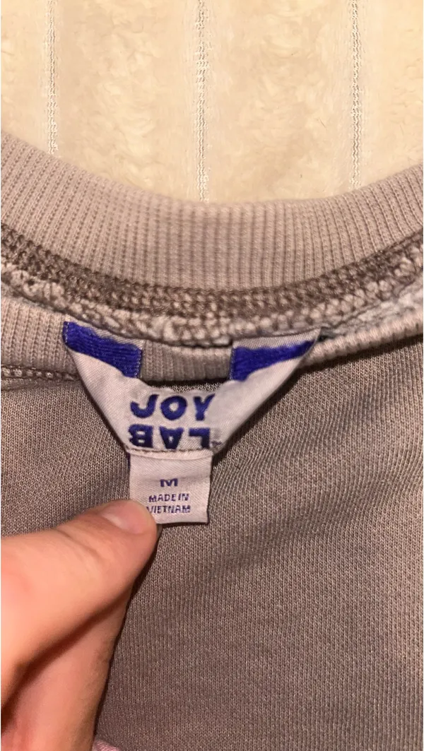 Cropped JoyLab Neutral Sweatshirt - Image 2