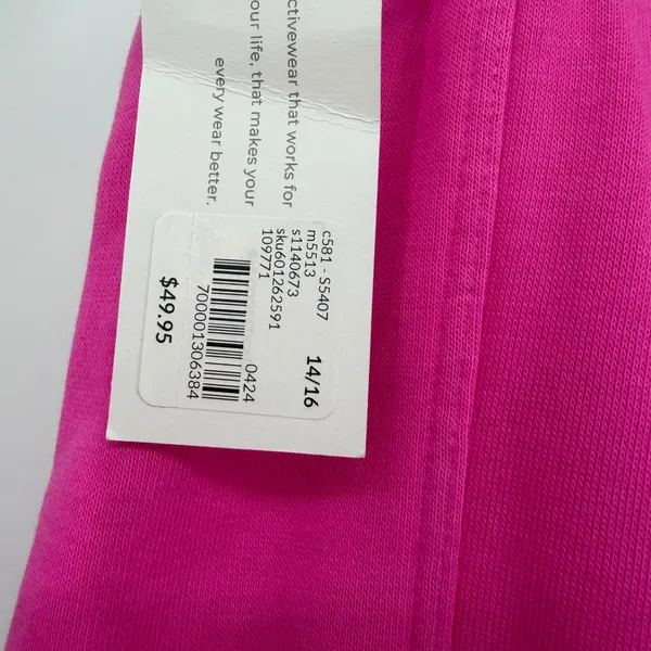 Livi Lane Bryant Pull On Shorts Womens 14/16 Hot‎ Pink Activewear Barbiecore Gym - Image 5