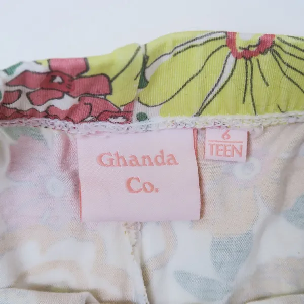Ghanda Rosa Flares Bardot Floral Bell Bottom Pants - Image 6