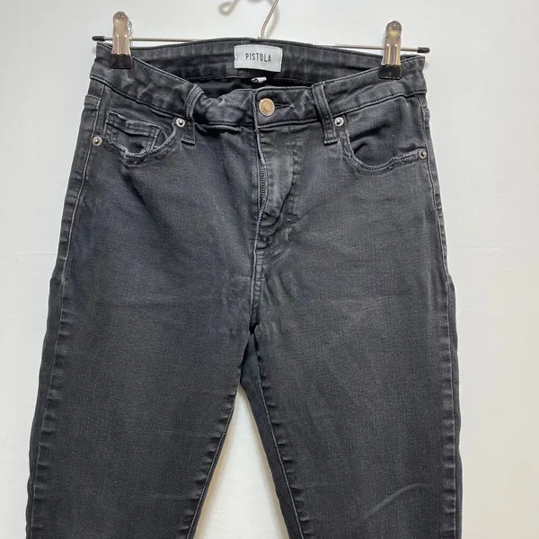 Pistola‎ Women’s Jeans Black Skinny Mid Rise Size 28 Good Condition - Image 9