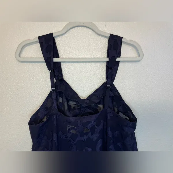 Victoria's Secret Vintage Y2K Babydoll Dark Blue Chemises Top with Bow Size S‎ - Image 8
