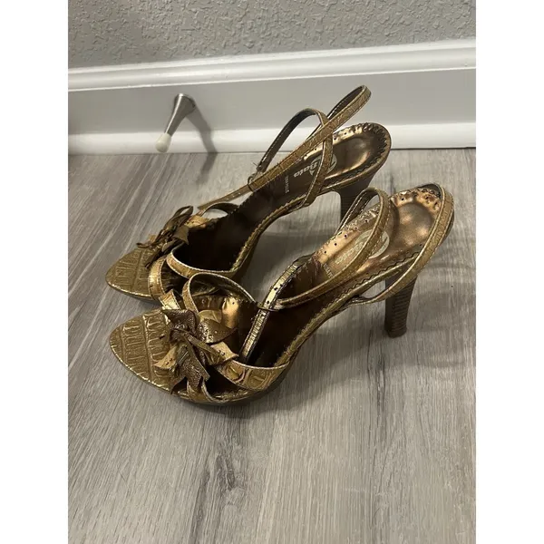 Women's Bata‎ Strappy Sandals Heels EU 38US 7/8 - Image 4