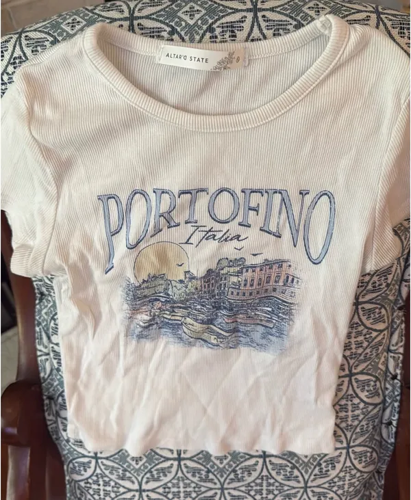 Altar'd State Portofino baby tee - Image 2