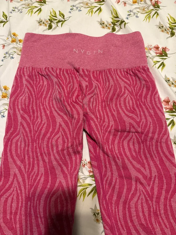 NVGTN Leggings Pink Zebra  - Image 4