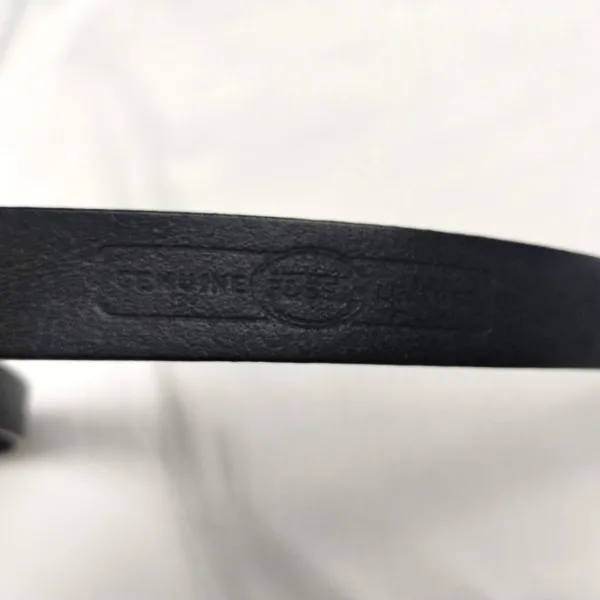 BT3040001 Women's Black Genuine Leather Belt Sz L SKU 3843 - Image 7