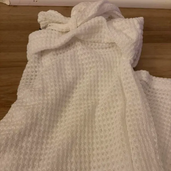 Pretty Little Thing White Cover Up Pants - Image 2