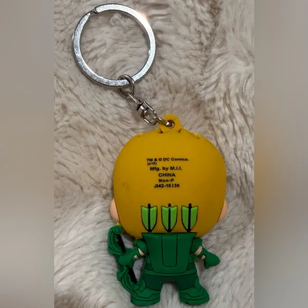 Monogram Figural 3D DC Comics Series 3 Green Arrow Keyring Keychain - Image 2