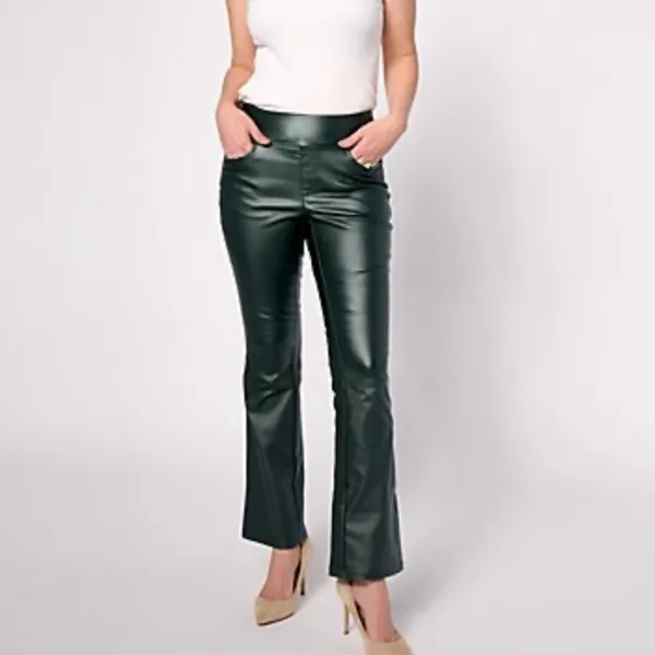 New Jingle Belles by Kim Gravel Rebelleious Coated Twill Flare Pant‎ - Image 3