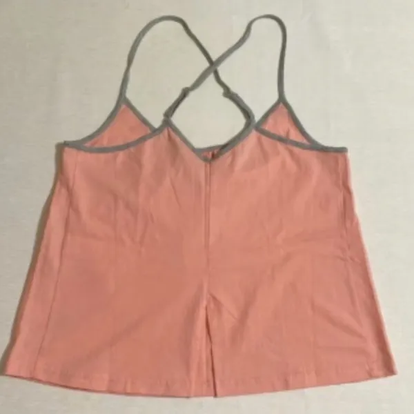 Johnny Was Calme Night and Day Peach & gray Tank & Shorts Set - worn once -flaw - Image 4