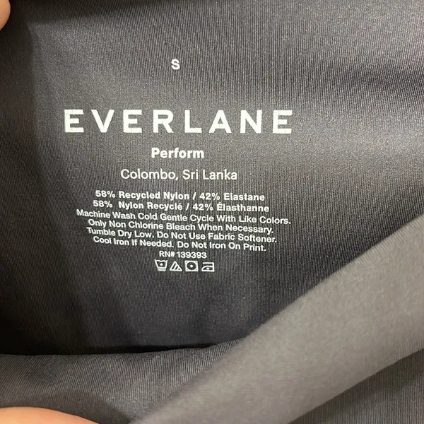Everlane The Perform Bike Short Ink Gray Size‎ Small - Image 4
