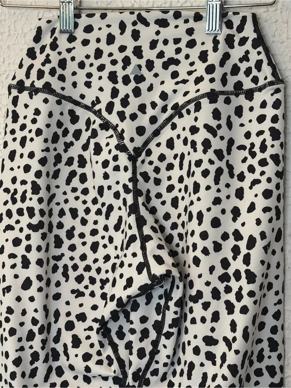 Balance Athletica Kids Black and White Spot Print Leggings - Image 3
