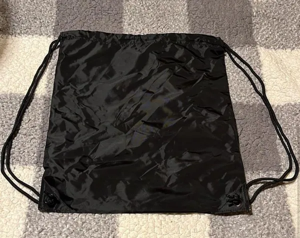 Varsity New Champion Cheerleading String Backpack Black Rose Cheer NWOT - Image 5