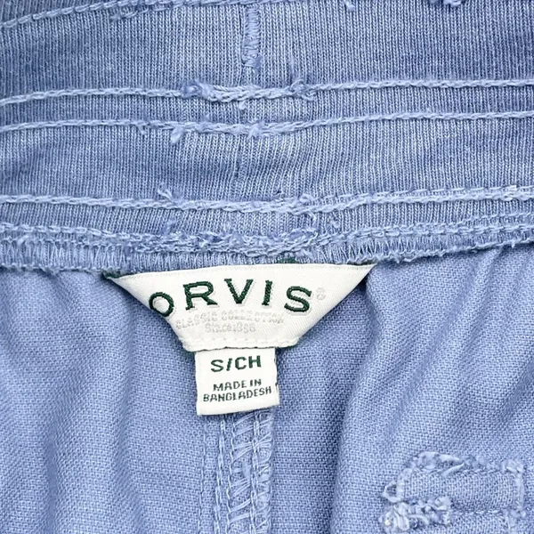Orvis Shorts‎ Women Small Cotton Blend Drawstring Preppy Coastal Beach Granola - Image 5