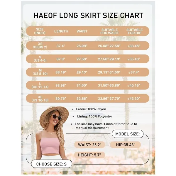 NEW High Waist Flowy Maxi Skirt High Slit Pockets M - Image 4