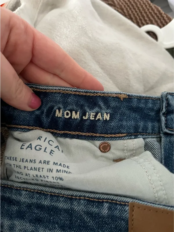 American Eagle Outfitters Mom Jeans Strigid - Image 6