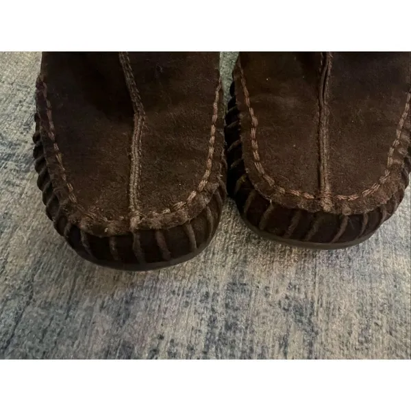 Naturalizer Brown Suede Leather Keenan Mule Clogs Size 7 - Image 7