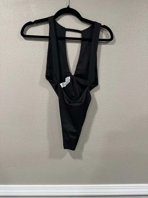 NWT I Saw It First Black Bodysuit - Image 3