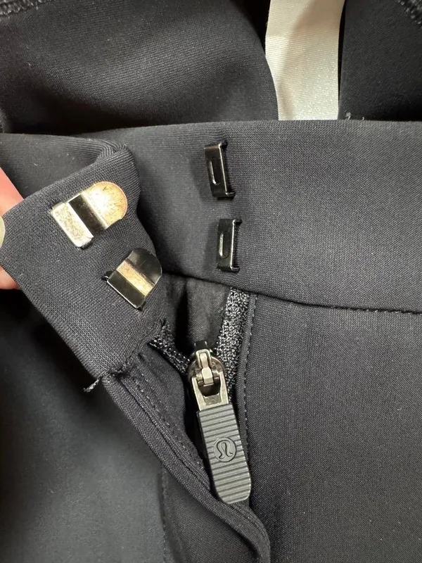 Lululemon On the Move Pant Black Mid Rise Travel Capsule W5BGZS Women's Size 6 - Image 8