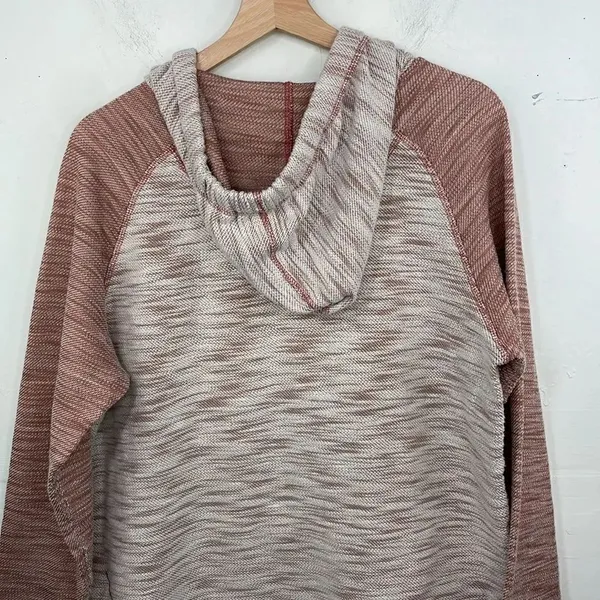 FREE PLANET Knit Hooded Sweatshirt Hoodie Large - Image 9