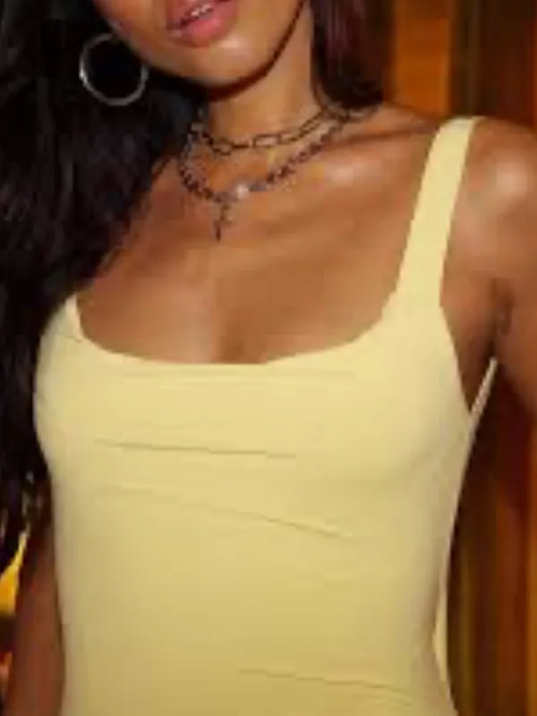 PRINCESS POLLY Kassanda Mini Dress Yellow Size 4 - Image 3