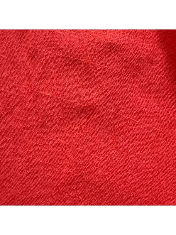 Lulus Red Wrap Mini Dress Short Sleeve Tie Cuff V-Neck Size Large NWT - Image 10