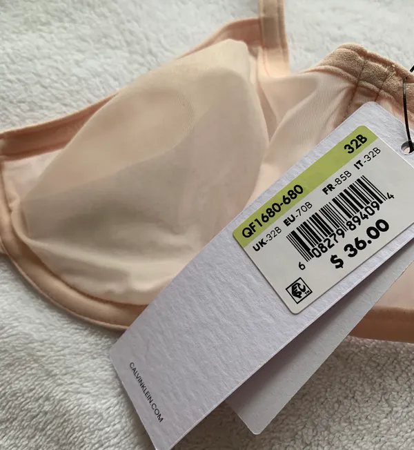 Calvin Klein Sheer Demi Bra NWT - Image 7