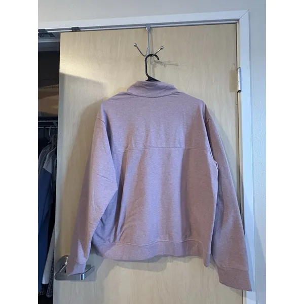 Patagonia Organic Cotton Quilt Snap-T Pullover L Quiet Violet 1/4 Zip - Image 6