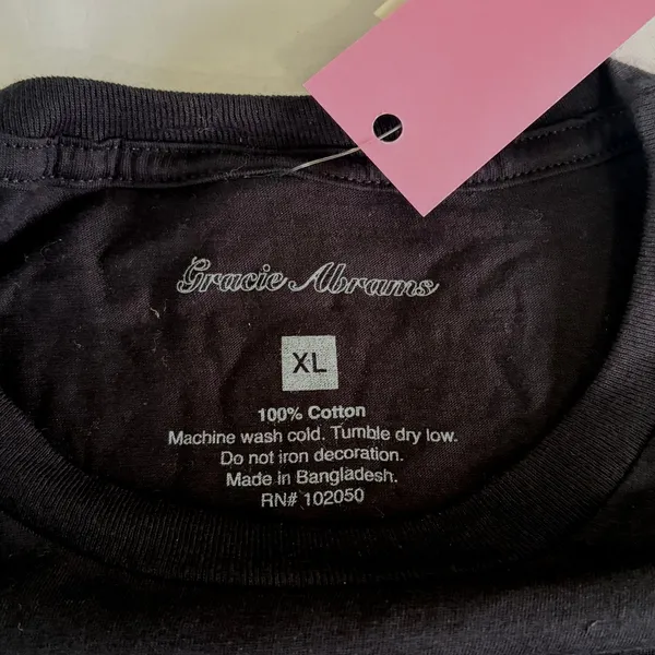 Gracie Abrams Tee XL I Love You I'm Sorry Graphic‎ Band Soft Girl Aesthetic Y2K - Image 5