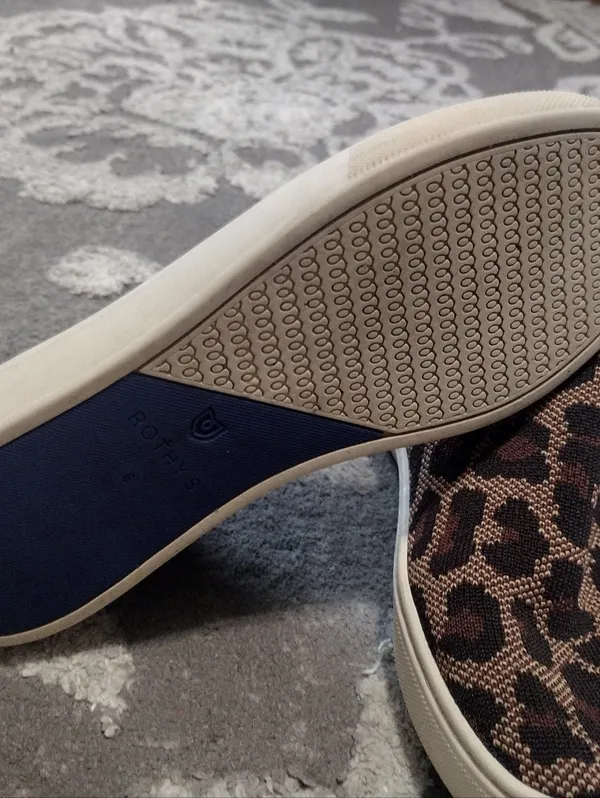 Rothy's The Chelsea Wildcat Leopard Print Shoes - Image 4