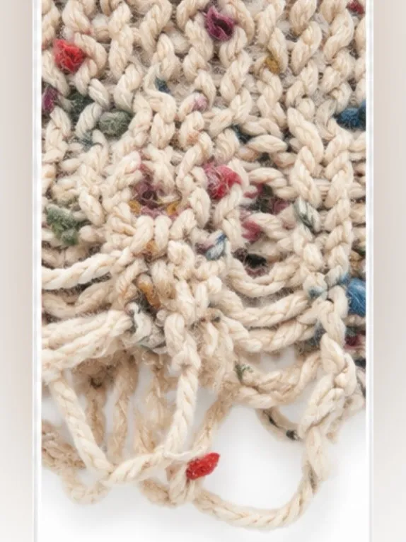 POL Distressed Confetti Knit Sweater – Size Medium - Image 6