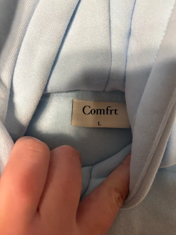 Comfrt Hoodie in Baby Blue - Image 6
