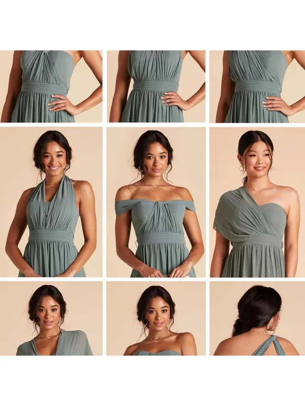 Birdy Grey grace convertible sage green maxi dress - Image 2