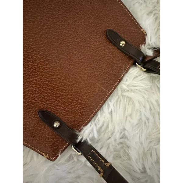 Dooney & Bourke Alto Small Nylon/Leather Crossbody Saddle‎ Crossbody Purse Bag - Image 12