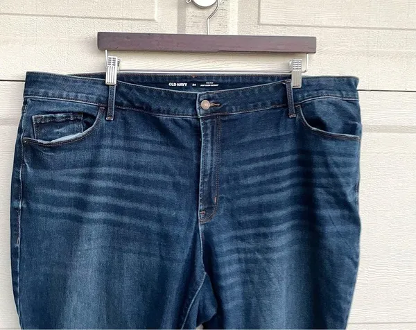 Old Navy Womens Jeans Blue Mid Rise Pop Icon Skinny Stretch Plus 24 - Image 4