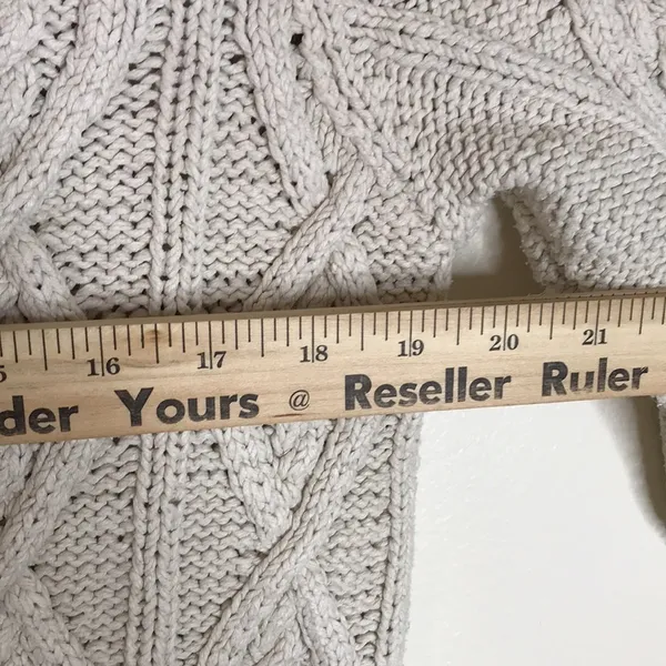 Lauren‎ Ralph Lauren ladies hand knit silk cotton linen blend pullover sweater M - Image 5
