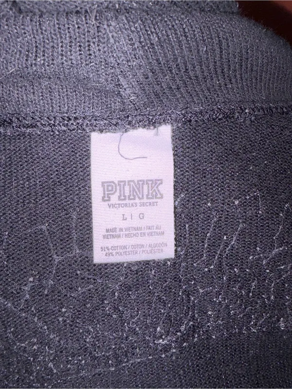 PINK Victoria's Secret Y2K sequin zip-up with oversized hood + sleeves - Image 6