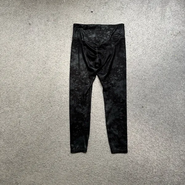 Athleta Elation Misty Lace Black Shimmer Tight Leggings - Image 10