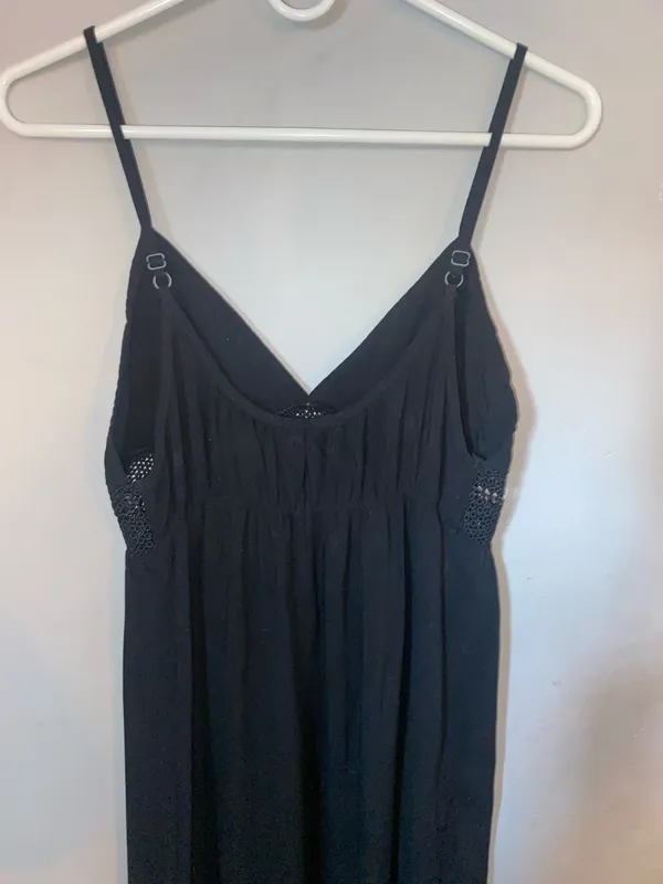 Long Black Maxi Dress Size M - Image 4