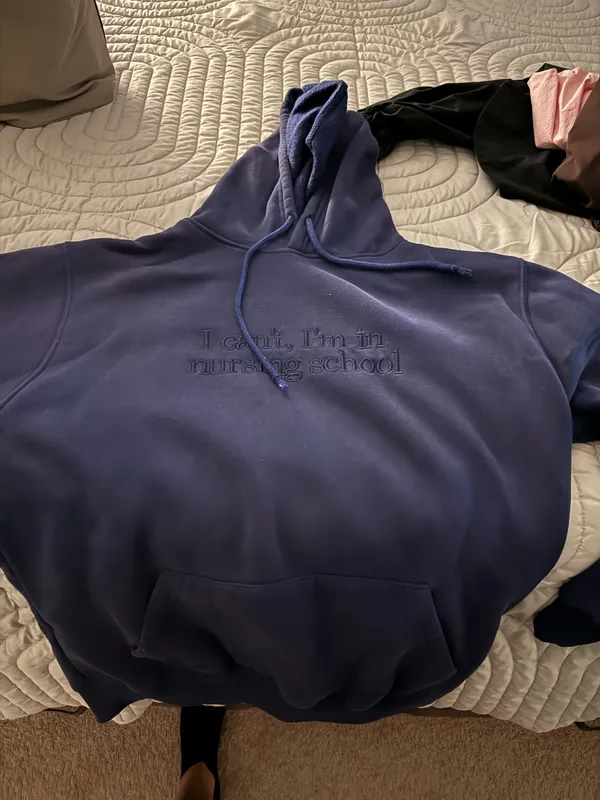 Nursing sweatshirt Blue Size M - Image 2