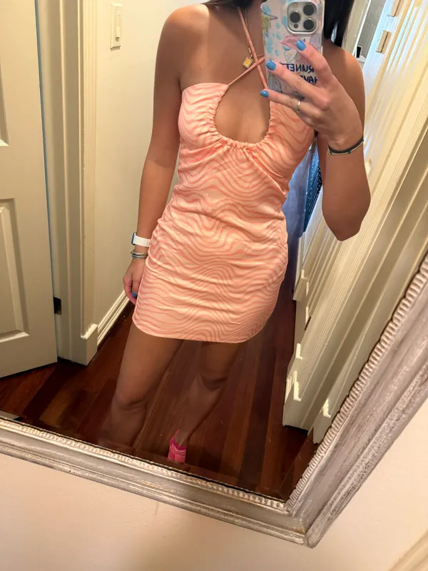 Peppermayo Pink Mini Dress - Image 5