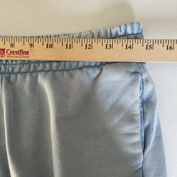 Gymshark Power Washed Athletic Lounge Shorts Ozone Blue Women's Size Small - Image 9