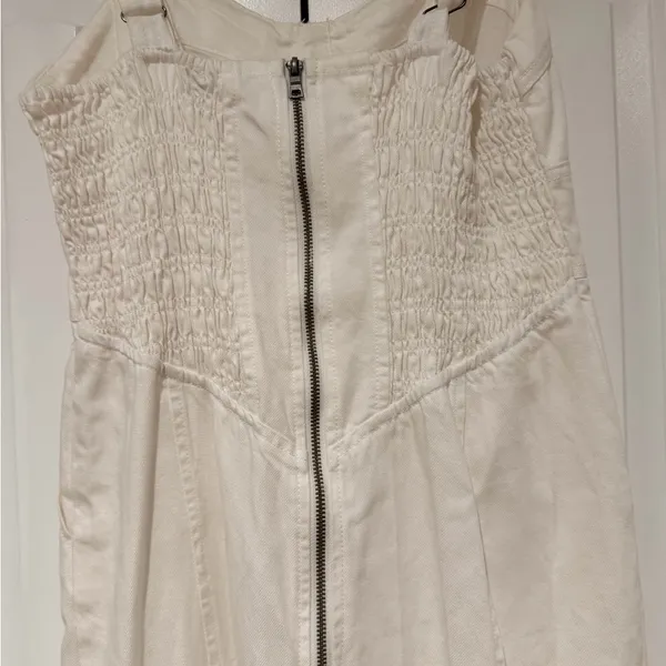Young Fabulous &‎ Broke White denim Dress small - Image 7