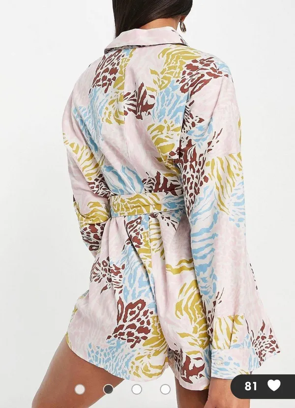 Longsleeve Tie Romper - Image 3